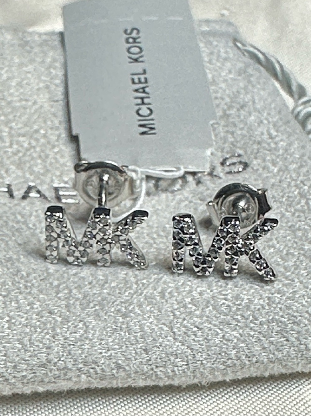 Michael Kors earrings silver 925 MK new!
